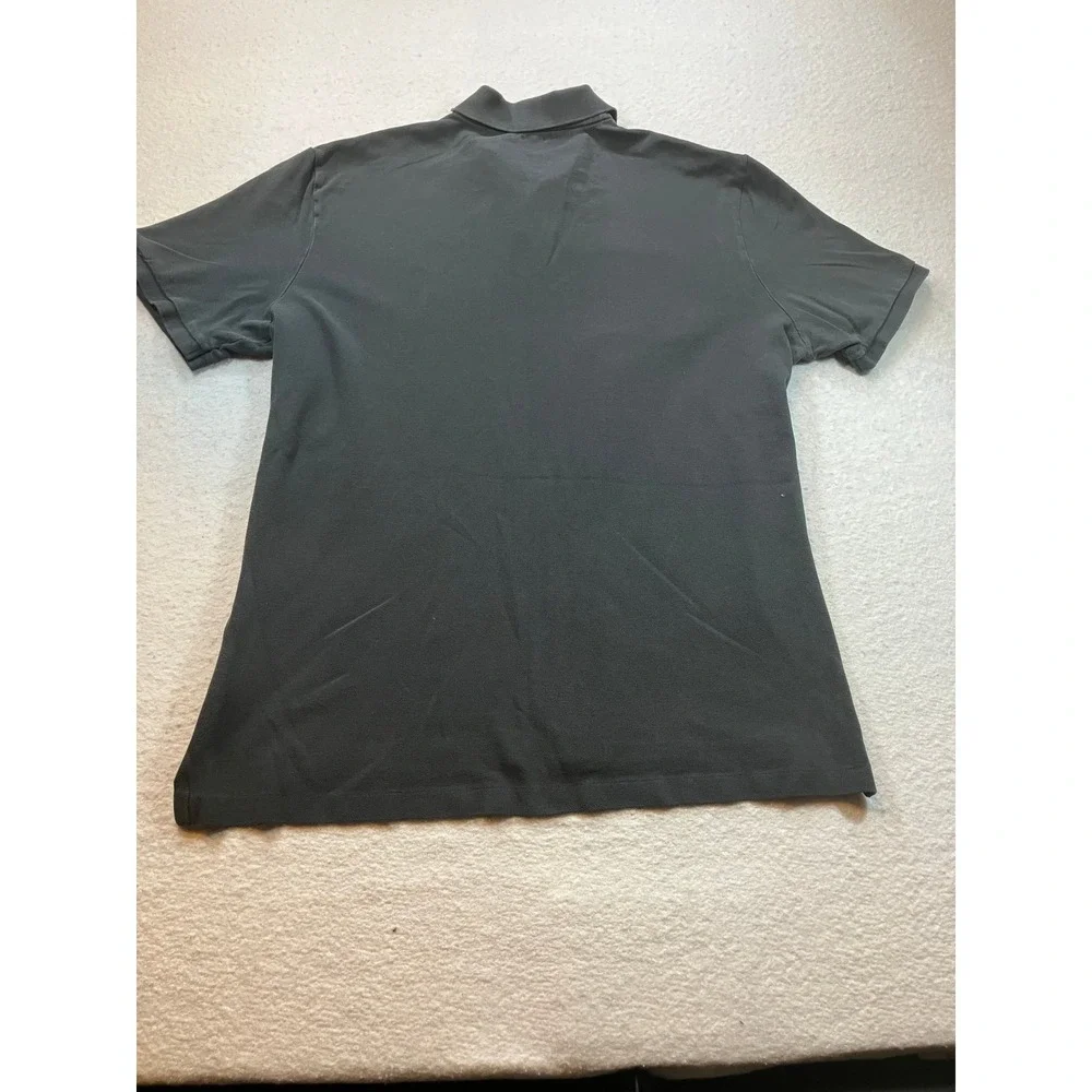 Polo Ralph Lauren Classic Fit Mens Polo Shirt Grey Cotton Mesh Size L Large